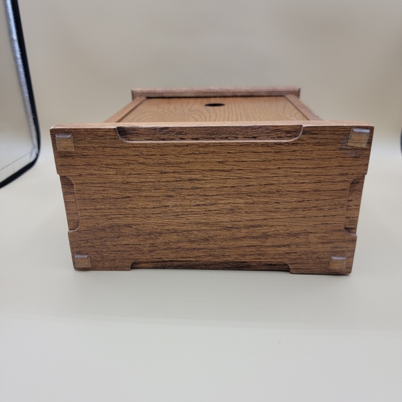 Ridgeway Desk Mantel Clock Real Oak Wood Quartz Movement USA Tested Works - Picture 10 of 16